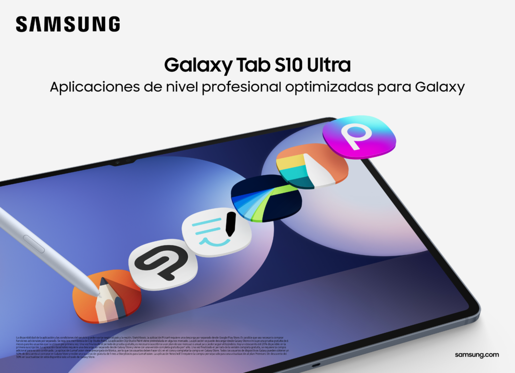 5. Galaxy Tab S10 Ultra_Third Party Apps - ESPANHOL