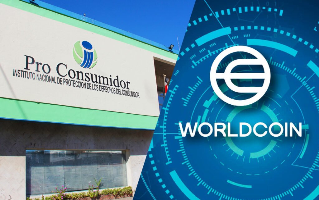 Imágenes de apoyo de Pro Consumidor y Worldcoin.