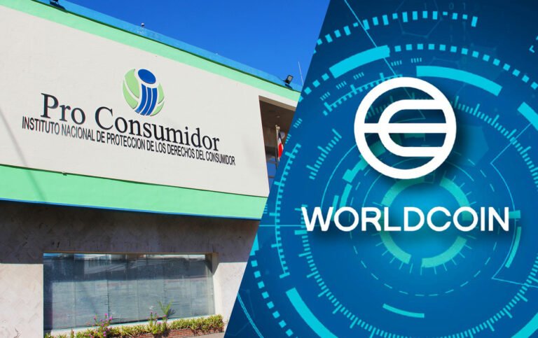 Imágenes de apoyo de Pro Consumidor y Worldcoin.