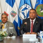 (foto) El vicepresidente del PARLACEN, Ramón Emilio Goris, y el secretario de la Junta Directiva, diputado Eddy Antonio Germán.