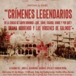 Invitación Panel Crímenes Legendarios MNHG 2025