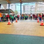 Juegos niños en el Field Day