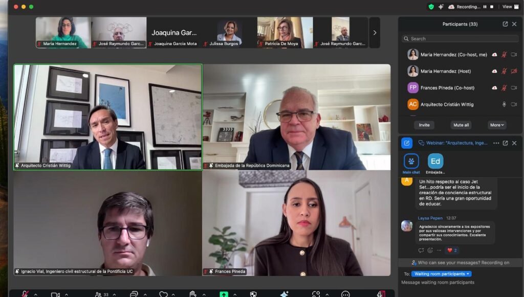 Webinar Embajada de RD en Chile