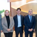 De izq a dcha, Ramón Suárez, Elena Álamo, Diego López, Marco Aurelio Pérez, Francisco López