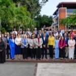 Directores nacionales y regionales del INFOTEP reunidos junto a la directora general Maira Morla Pineda en la Dirección Regional Metropolitana