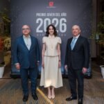 Gran Galardón al Mérito Empresarial Héctor José Risek, Rita Abinader y su esposo, Michel Philippe Lulo Collado