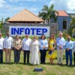 Visita de la presidenta del Gobierno de las Islas Baleares, Margalida (Marga) Prohens al Hotel Escuela de Hoteleria del Infotep en Sabana de la Mar