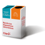 Contenedor RAEE de Claro Dominicana