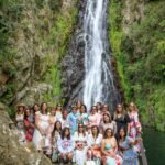 Participantes de REVERDE-Ser en El Salto de Aguas Blancas en Constanza
