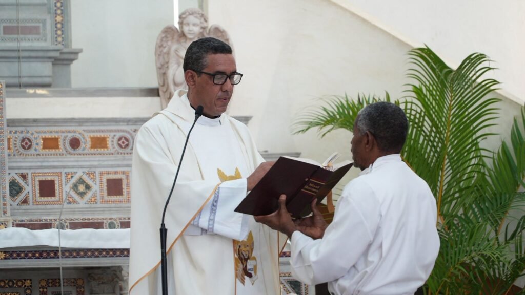 Durante la misa de acción de gracias por 22 aniversario OGTIC