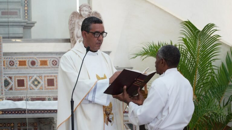 Durante la misa de acción de gracias por 22 aniversario OGTIC