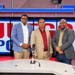 Maestro Noel de la Rosa,  en el programa Juego Politico, junto a Melvinson Almánzar y Joel Suero