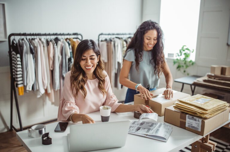 Online shopping small business
